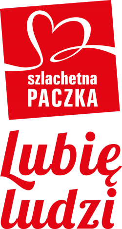 logotyp szlachetnapaczka pion czerwone na bialym